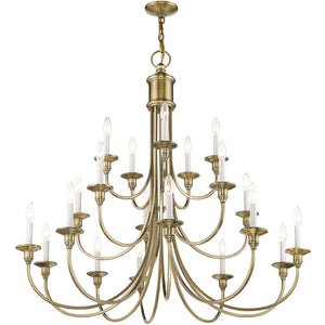 HomeRoots Multi Light Dimmable Chandelier - Modern Cylinder Design with Adjustable Warm Illumination & Style 687705