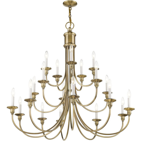 HomeRoots Multi Light Dimmable Chandelier - Modern Cylinder Design with Adjustable Warm Illumination & Style 687705
