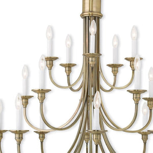 HomeRoots Multi Light Dimmable Chandelier - Modern Cylinder Design with Adjustable Warm Illumination & Style 687705
