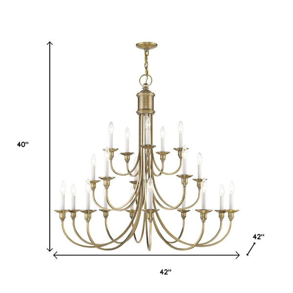 HomeRoots Multi Light Dimmable Chandelier - Modern Cylinder Design with Adjustable Warm Illumination & Style 687705