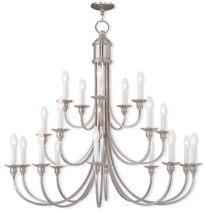 HomeRoots Multi Light Dimmable Chandelier - Modern Steel Design with Adjustable Brightness for Any Space 687706