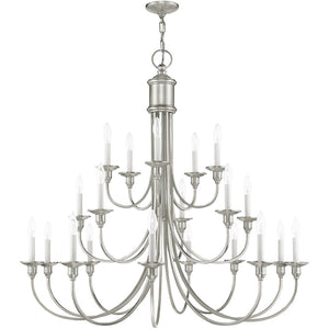 HomeRoots Multi Light Dimmable Chandelier - Modern Steel Design with Adjustable Brightness for Any Space 687706