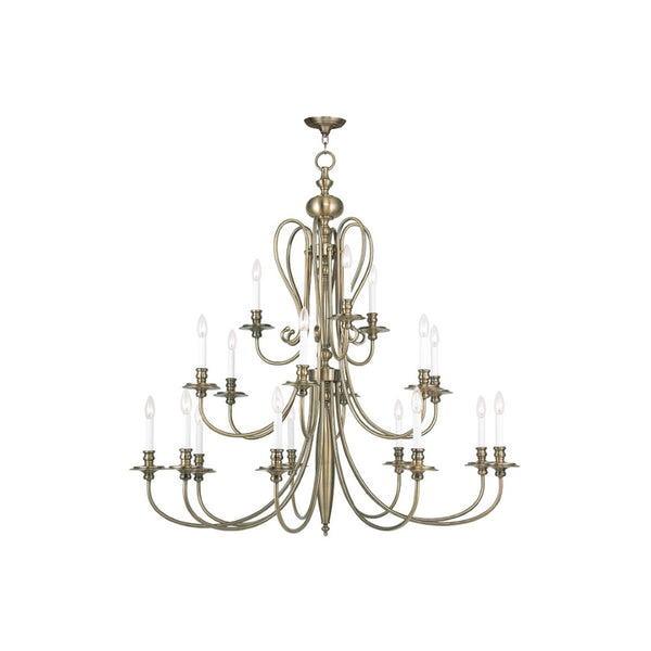 HomeRoots Multi Light Dimmable Chandelier with Modern Cylinder Shades for Elegant Ambiance in Any Space 687725