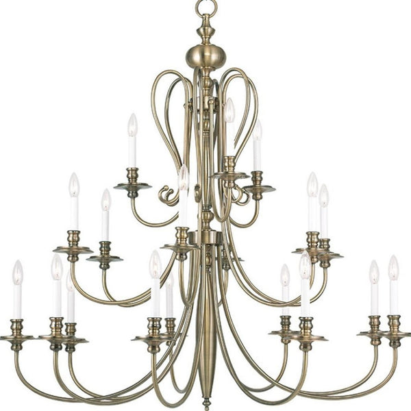 HomeRoots Multi Light Dimmable Chandelier with Modern Cylinder Shades for Elegant Ambiance in Any Space 687725
