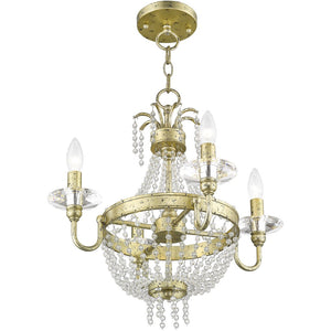 HomeRoots Four Light Dimmable Chandelier - Modern Cylinder Shades for Stylish Ambiance in Any Room 687728