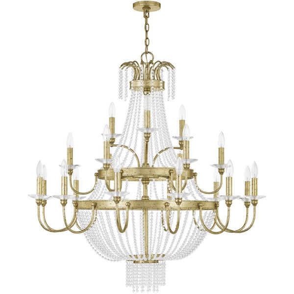 HomeRoots Multi Light Dimmable Chandelier - Modern Cylinder Design with Durable Shades for Any Space Ambiance 687736