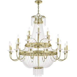 HomeRoots Multi Light Dimmable Chandelier - Modern Cylinder Design with Durable Shades for Any Space Ambiance 687736