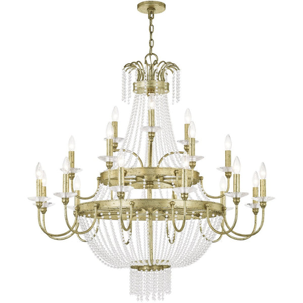 HomeRoots Multi Light Dimmable Chandelier - Modern Cylinder Design with Durable Shades for Any Space Ambiance 687736