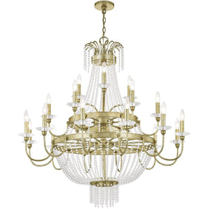 HomeRoots Multi Light Dimmable Chandelier - Modern Cylinder Design with Durable Shades for Any Space Ambiance 687736