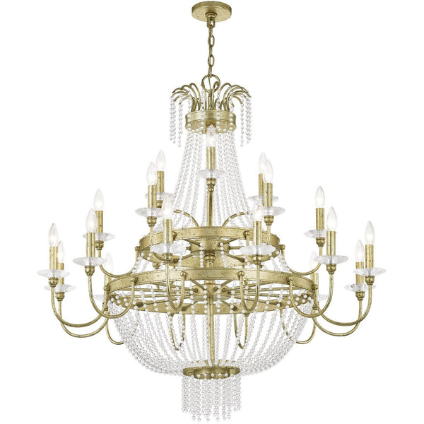 HomeRoots Multi Light Dimmable Chandelier - Modern Cylinder Design with Durable Shades for Any Space Ambiance 687736