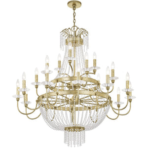 HomeRoots Multi Light Dimmable Chandelier - Modern Cylinder Design with Durable Shades for Any Space Ambiance 687736