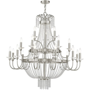 HomeRoots Multi Light Dimmable Chandelier - Modern Cylinder Shades, Elegant Steel Design for Versatile Spaces 687737