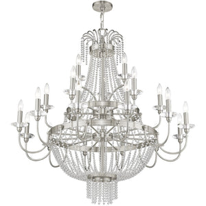 HomeRoots Multi Light Dimmable Chandelier - Modern Cylinder Shades, Elegant Steel Design for Versatile Spaces 687737
