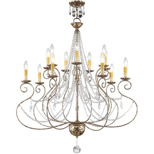 HomeRoots Multi Light Dimmable Chandelier - Modern Cylindrical Shades for Stylish Ambiance & Versatile Spaces 687742