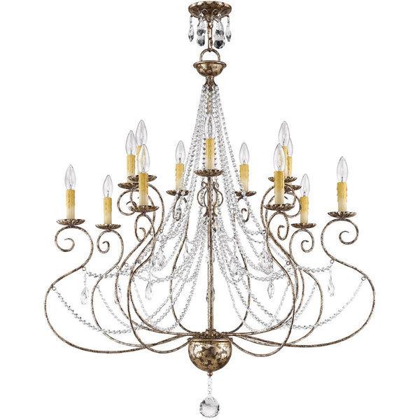 HomeRoots Multi Light Dimmable Chandelier - Modern Cylindrical Shades for Stylish Ambiance & Versatile Spaces 687742