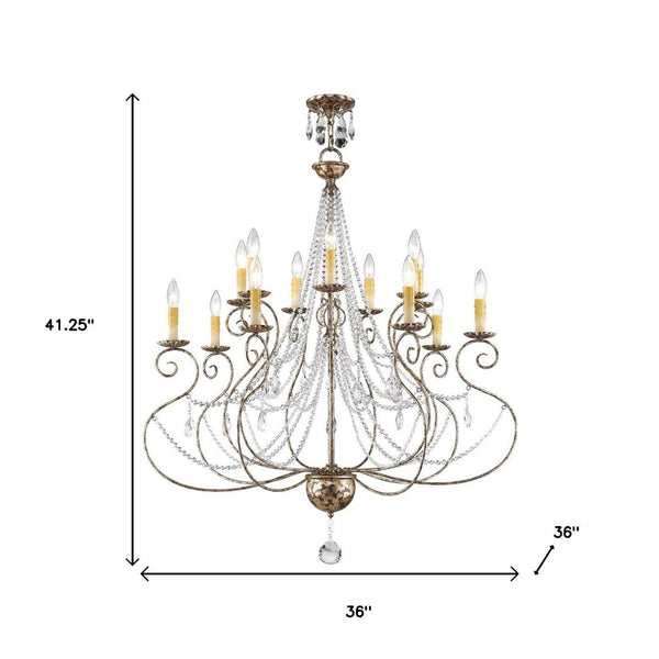 HomeRoots Multi Light Dimmable Chandelier - Modern Cylindrical Shades for Stylish Ambiance & Versatile Spaces 687742