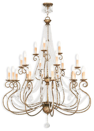 HomeRoots Multi Light Dimmable Chandelier - Modern Steel Shades for Stylish Illumination in Any Space 687744