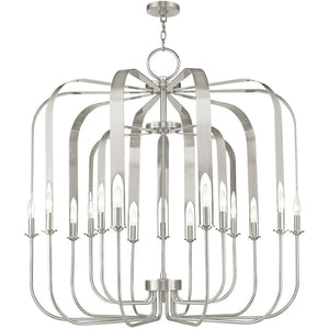 HomeRoots Multi Light Dimmable Chandelier – Modern Cylindrical Design for Elegant Ambiance in Any Space 687746
