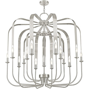 HomeRoots Multi Light Dimmable Chandelier – Modern Cylindrical Design for Elegant Ambiance in Any Space 687746