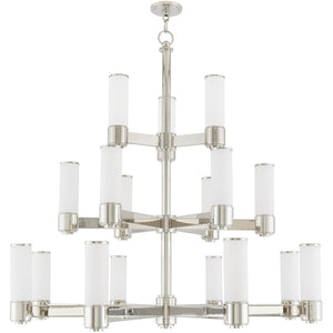 HomeRoots Multi Light Dimmable Chandelier - Modern Cylinder Design, Durable Steel, Perfect for Any Room! 687754