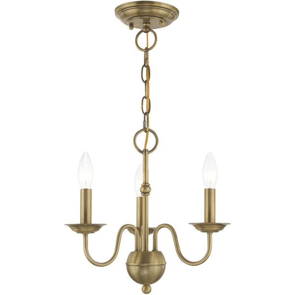 HomeRoots Three Light Dimmable Chandelier - Modern Cylindrical Shades for Elegant Atmosphere in Any Space 687755