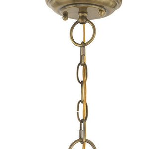 HomeRoots Three Light Dimmable Chandelier - Modern Cylindrical Shades for Elegant Atmosphere in Any Space 687755