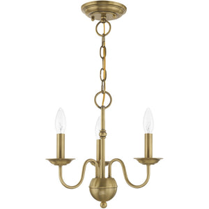 HomeRoots Three Light Dimmable Chandelier - Modern Cylindrical Shades for Elegant Atmosphere in Any Space 687755