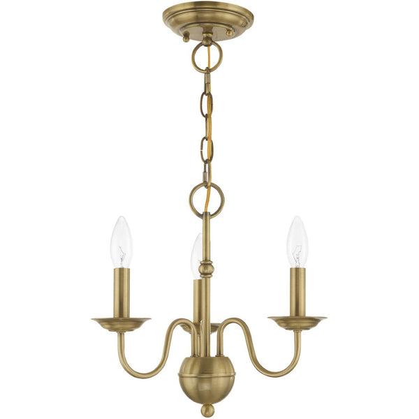 HomeRoots Three Light Dimmable Chandelier - Modern Cylindrical Shades for Elegant Atmosphere in Any Space 687755
