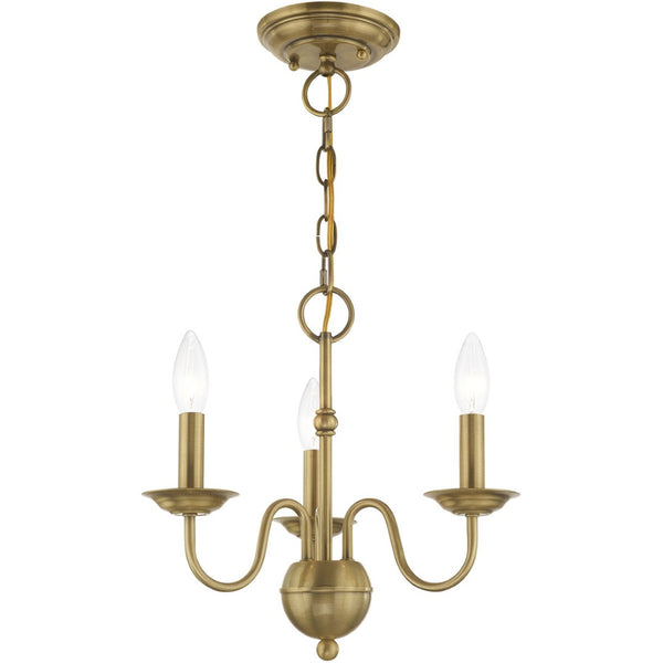HomeRoots Three Light Dimmable Chandelier - Modern Cylindrical Shades for Elegant Atmosphere in Any Space 687755