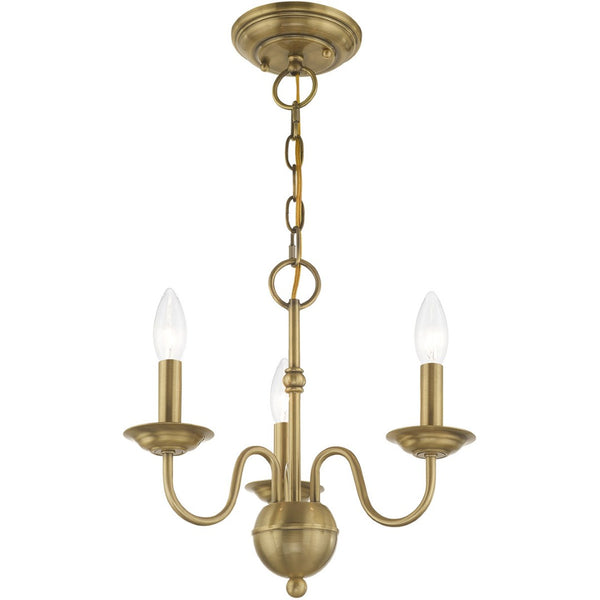 HomeRoots Three Light Dimmable Chandelier - Modern Cylindrical Shades for Elegant Atmosphere in Any Space 687755