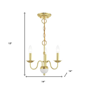 HomeRoots Three Light Dimmable Chandelier - Modern Cylinder Shades, Sleek Steel Design, Perfect Ambiance Lighting 687756