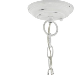 HomeRoots Three Light Dimmable Chandelier with Modern Cylinder Shades for Elegant Home Illumination & Style 687758