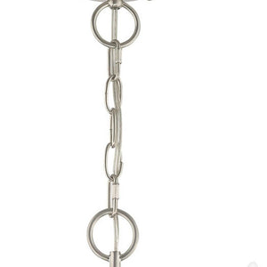 HomeRoots Three Light Dimmable Chandelier – Elegant Modern Design with Steel Shades for Versatile Home Decor 687759
