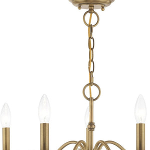 HomeRoots Five Light Dimmable Chandelier - Modern Pendant with Sleek Cylindrical Shades for Any Room Ambiance 687760