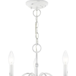 HomeRoots Five Light Dimmable Chandelier - Modern Cylindrical Shades for Adjustable Elegance in Any Space 687763