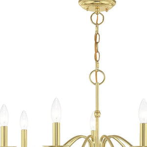 HomeRoots Seven Light Dimmable Chandelier - Sleek Modern Design with Cylindrical Shades for Versatile Illumination 687766
