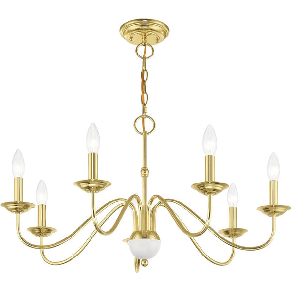 HomeRoots Seven Light Dimmable Chandelier - Sleek Modern Design with Cylindrical Shades for Versatile Illumination 687766