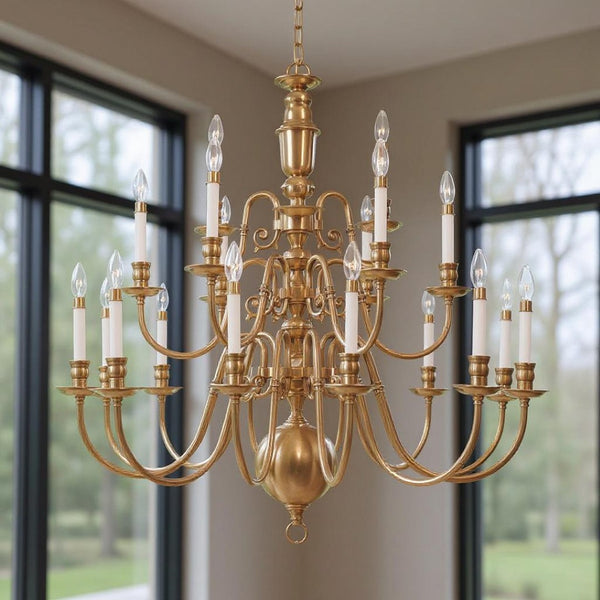 HomeRoots Multi Light Dimmable Chandelier with Cylinder Shades - Modern Elegance for Any Room Ambiance 687771