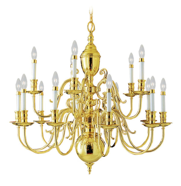 HomeRoots Brass Multi-Light Dimmable Chandelier with Cylinder Shades - Modern Elegance for Any Space 687772