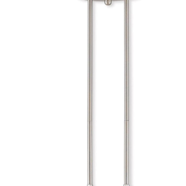 HomeRoots Three Light Dimmable Chandelier - Modern Cylindrical Shades for Elegant Illumination in Any Space 687774