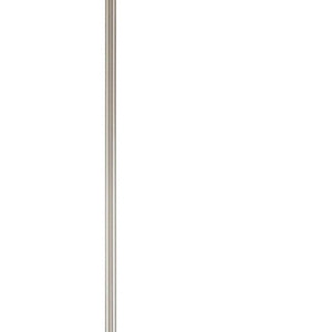 HomeRoots Four Light Dimmable Chandelier - Modern Cylinder Shades, Steel Frame, Ideal for Stylish Spaces 687785