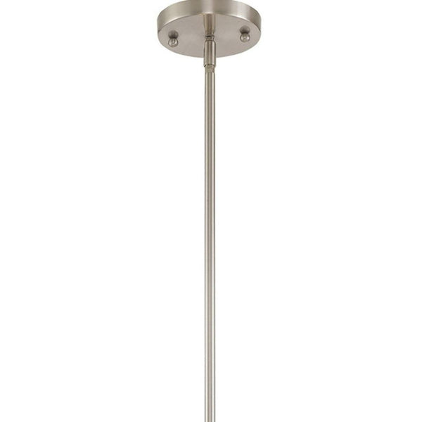 HomeRoots Four Light Dimmable Chandelier - Modern Cylinder Shades, Steel Frame, Ideal for Stylish Spaces 687785