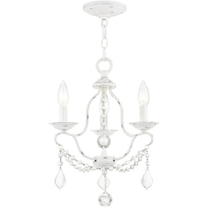 HomeRoots Three Light Dimmable Chandelier - Modern Steel Fixture with Cylindrical Shades for Stylish Spaces 687807