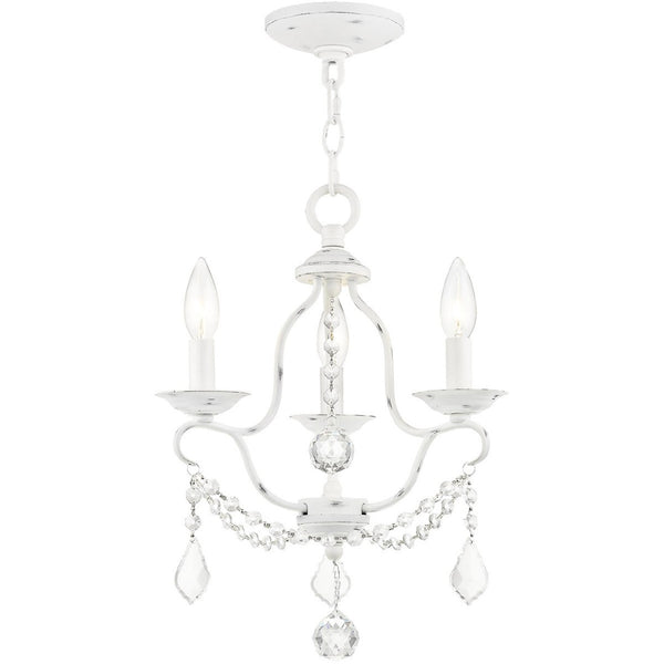 HomeRoots Three Light Dimmable Chandelier - Modern Steel Fixture with Cylindrical Shades for Stylish Spaces 687807