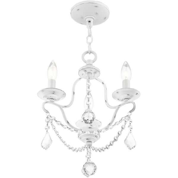 HomeRoots Three Light Dimmable Chandelier - Modern Steel Fixture with Cylindrical Shades for Stylish Spaces 687807