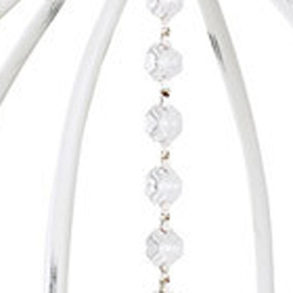 HomeRoots Six Light Dimmable Chandelier - Modern Cylinder Design for Stylish Ambiance in Any Room 687815