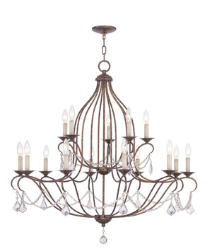 HomeRoots Multi Light Dimmable Chandelier – Modern Cylindrical Design with Adjustable Ambiance for Any Space 687821