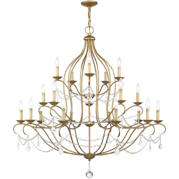 HomeRoots Twelve Light Dimmable Chandelier - Sleek Cylindrical Shades for Modern Elegance & Versatile Lighting 687829