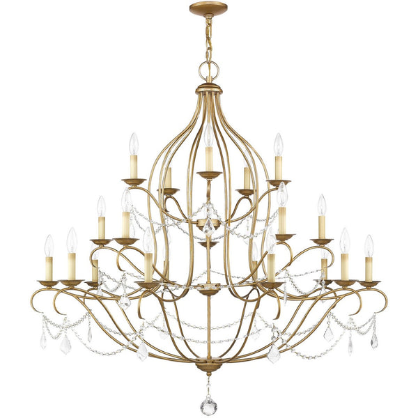 HomeRoots Twelve Light Dimmable Chandelier - Sleek Cylindrical Shades for Modern Elegance & Versatile Lighting 687829
