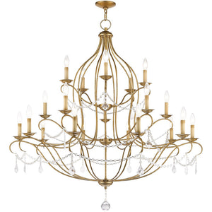 HomeRoots Twelve Light Dimmable Chandelier - Sleek Cylindrical Shades for Modern Elegance & Versatile Lighting 687829